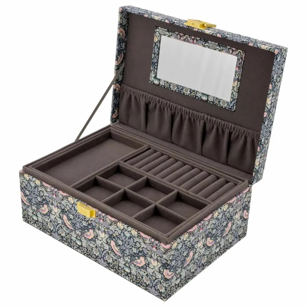 Grande Boîte à Bijoux MW Liberty Strawberry Thief | Noir