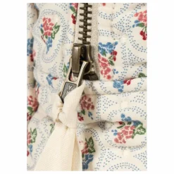Grande trousse de toilette en coton bio Verone Blues | Blanc