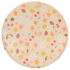 Grandes assiettes Happy Icons - set de 8