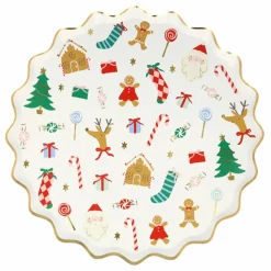 Grandes assiettes Joli Noël - set de 8