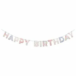 Guirlande d'anniversaire English Garden