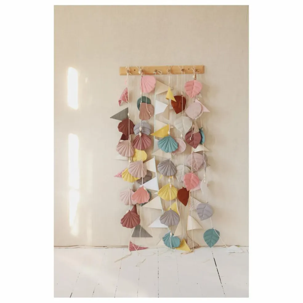 Guirlande décorative en lin | Caramel