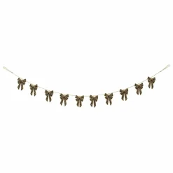 Guirlande de Noël Regal Bow | Noir
