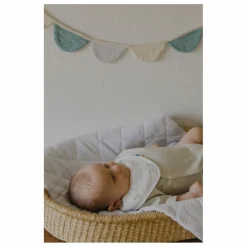 Guirlande en coton bio | Bleu ciel