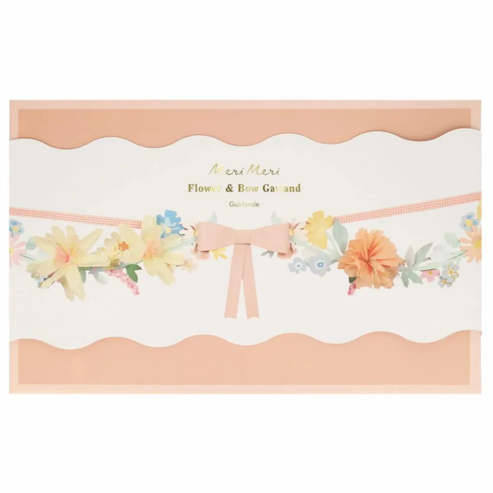 Guirlande florale printanière