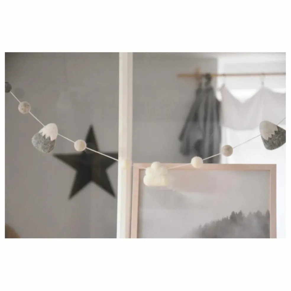 Guirlande Montagnes | Gris