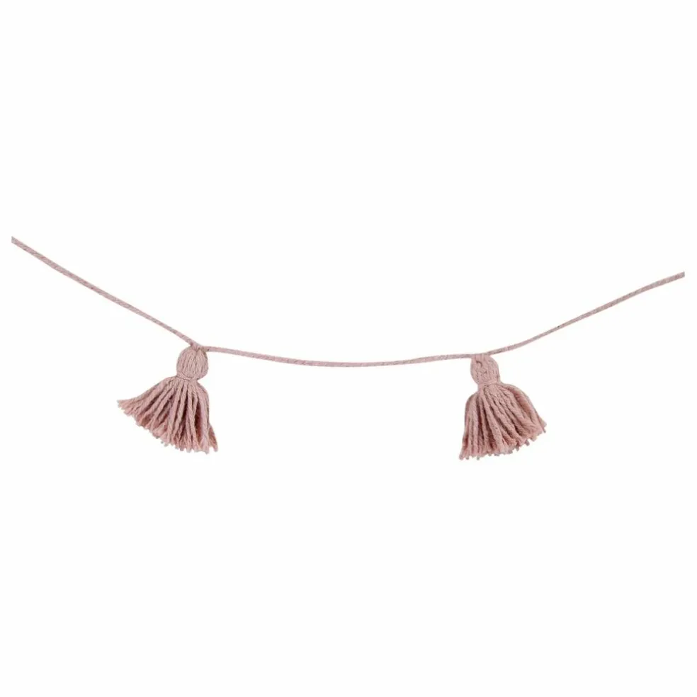 Guirlande pompons | Rose