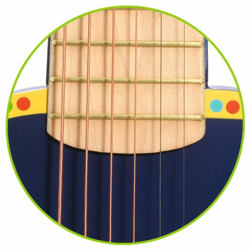 Guitare 6 cordes métalliques