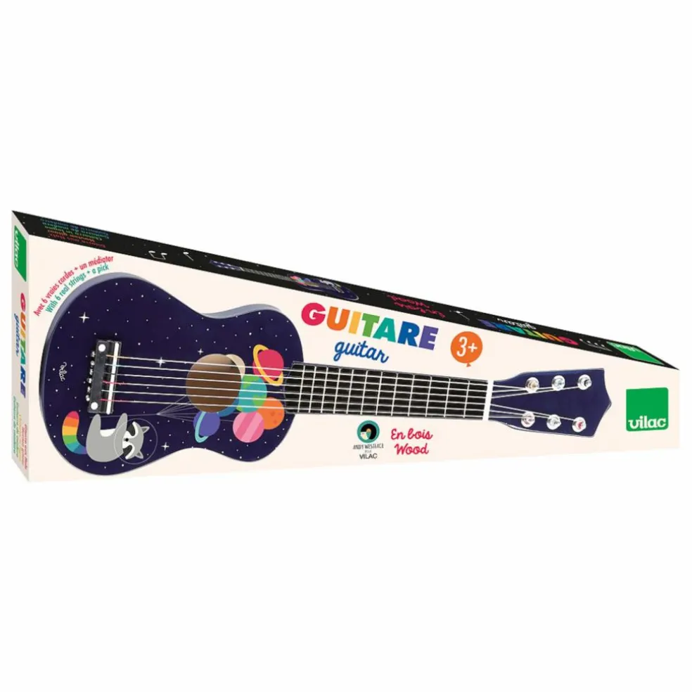 Guitare arc-en-ciel