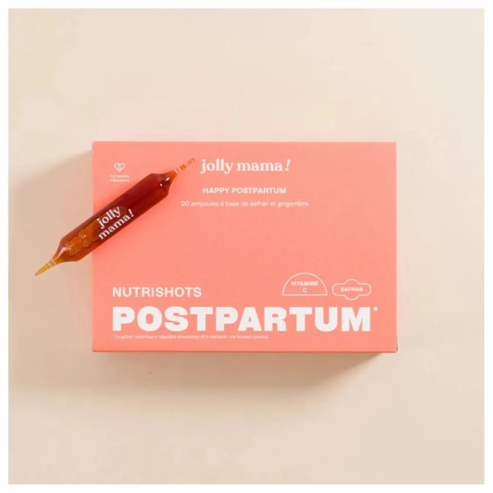 Happy Postpartum Compément alimentaire - 20 ampoules de 10 ml