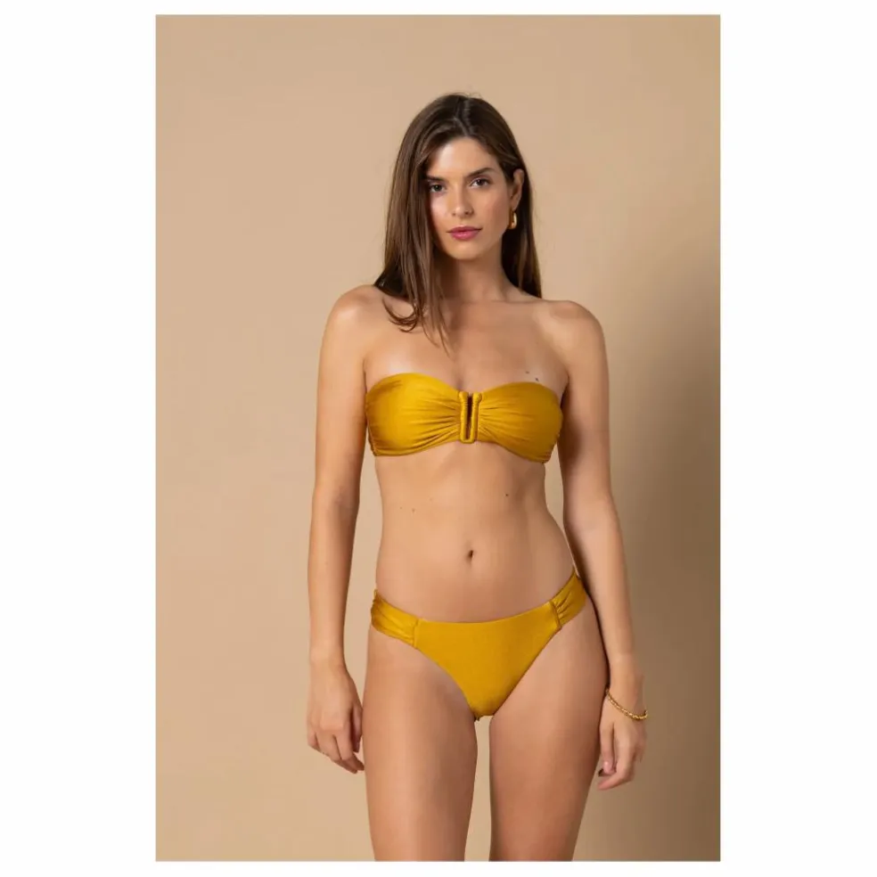 Haut de Maillot Bandeau Blake | Doré