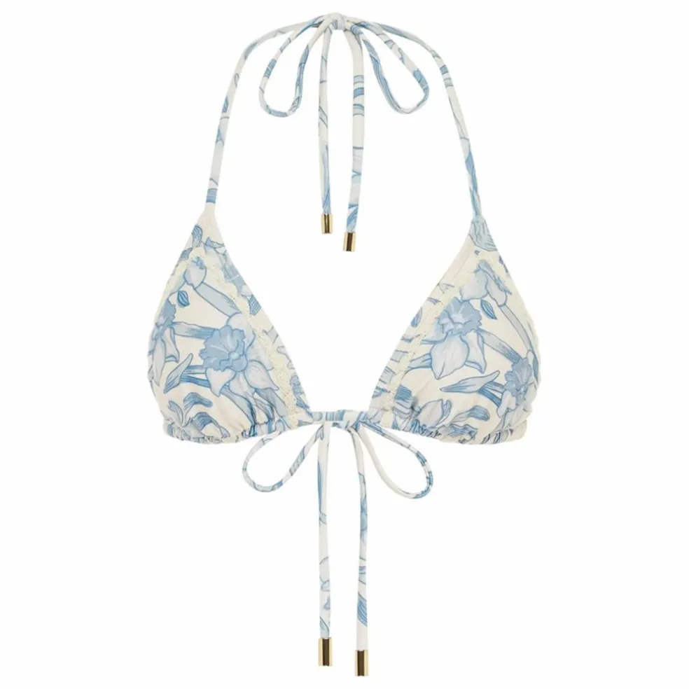 Haut de Maillot Daffodil Fibres Recyclées | Bleu