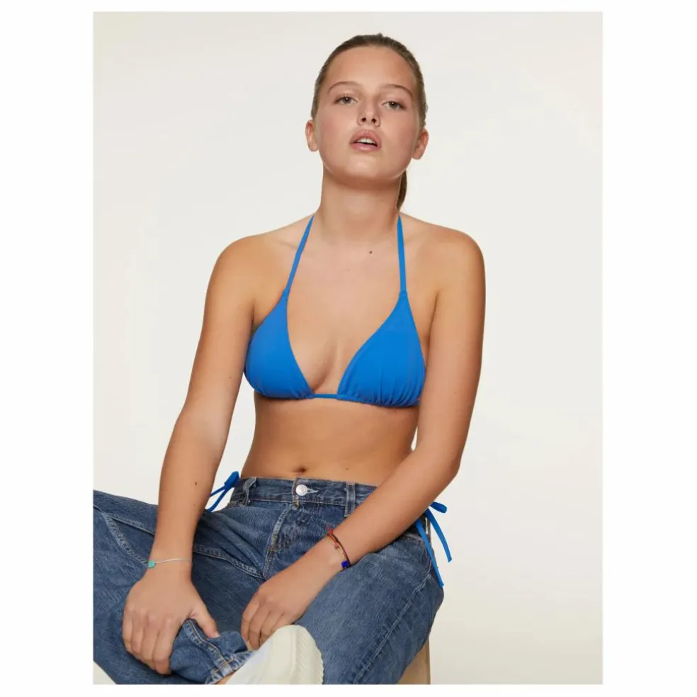Haut de Maillot de Bain Bio Mini Triangle | Bleu