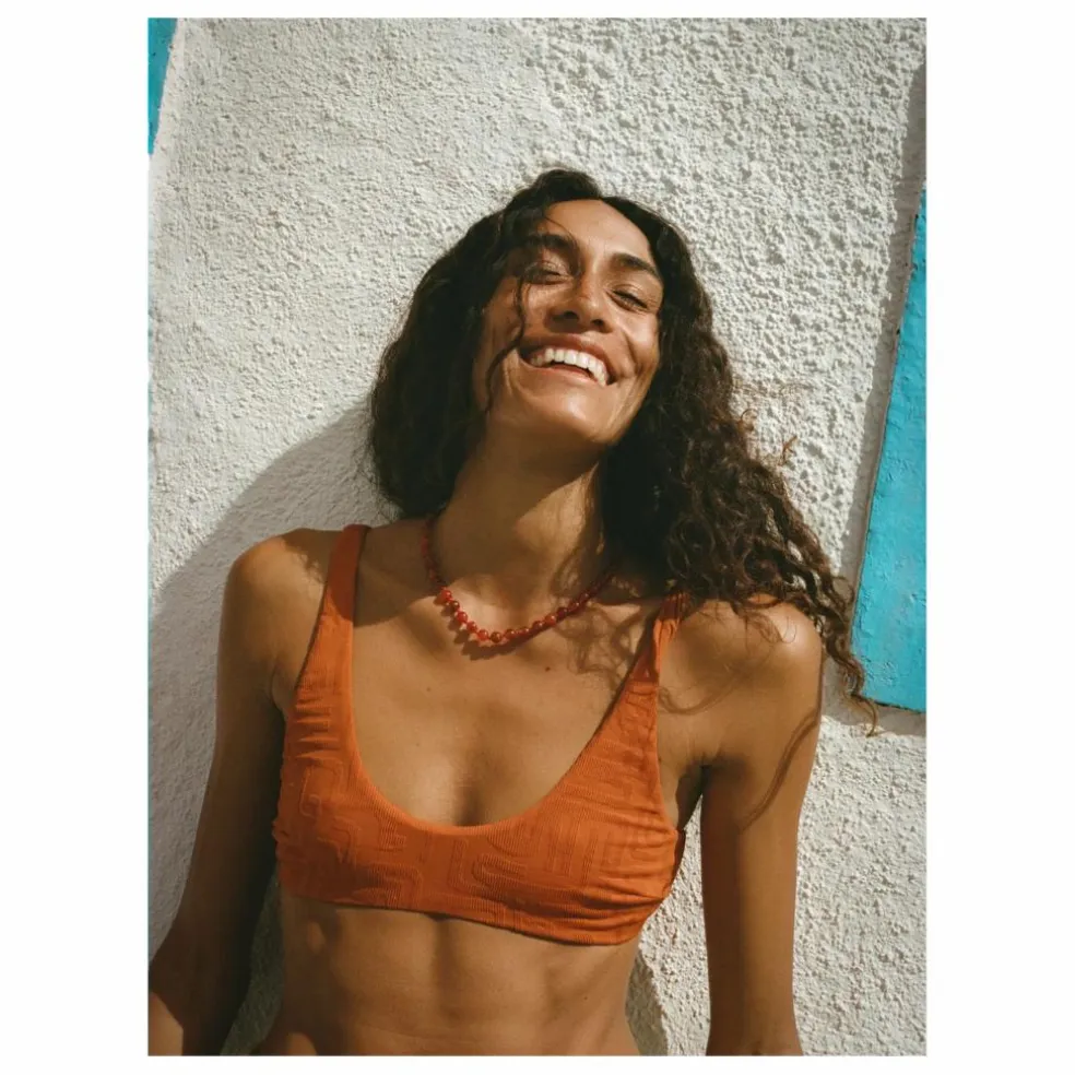Haut de Maillot Flo | Terracotta