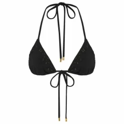 Haut de Maillot Memoir Brodé Fibres Recyclées | Noir