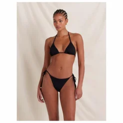 Haut de Maillot Memoir Brodé Fibres Recyclées | Noir