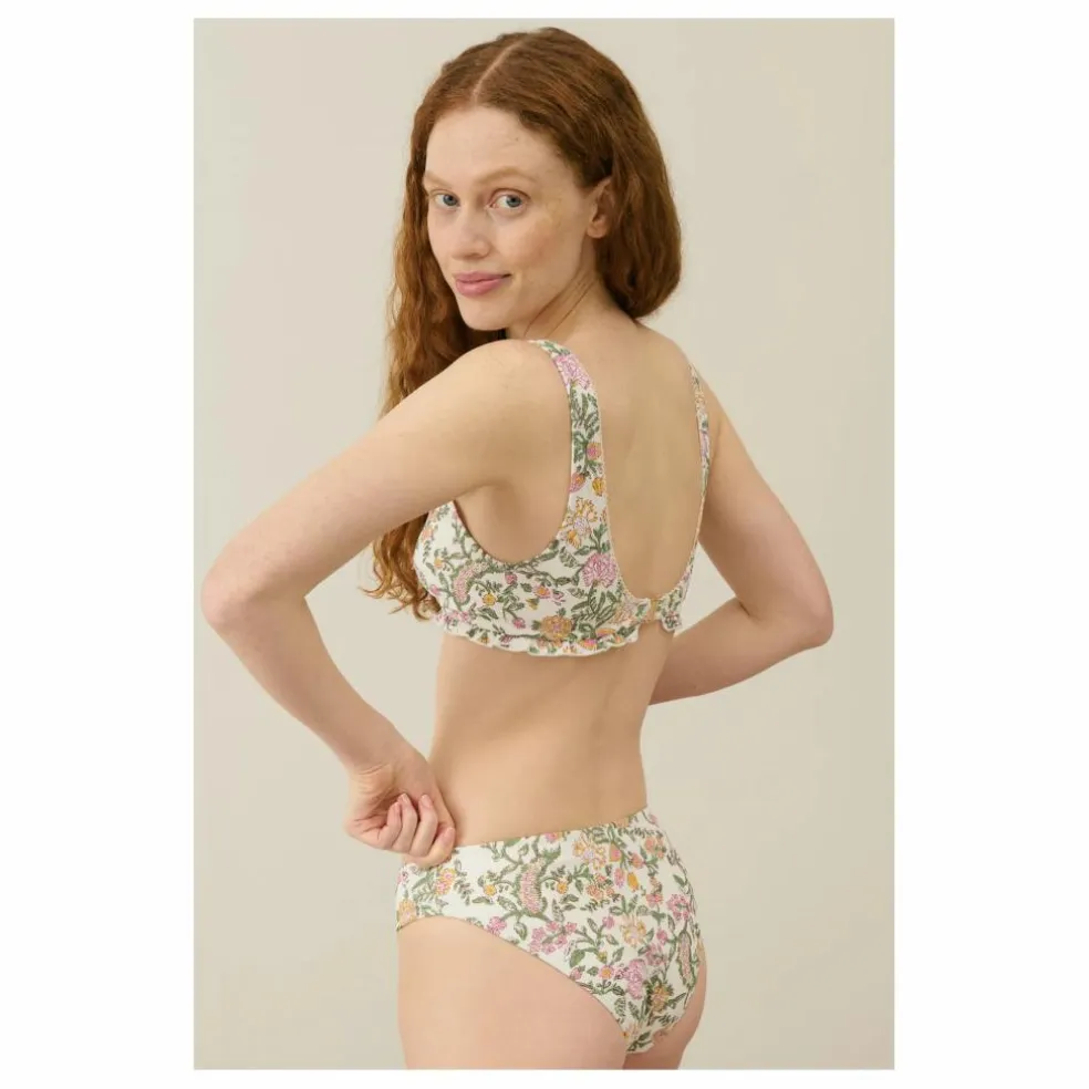 Haut de Maillot Ohau Fibres Recyclées - Collection Femme | Crème