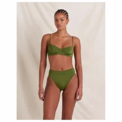 Haut de Maillot Olivine Fibres Recyclées | Vert olive