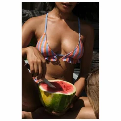 Haut de Maillot Rosie Malibu Crochet Fibres Recècylées | Bleu