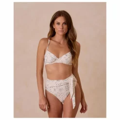 Haut de Maillot Tile Fibres Recyclées | Ecru