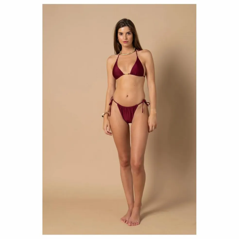 Haut de Maillot Triangle Jenny | Bordeaux