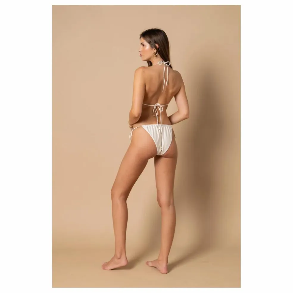 Haut de Maillot Triangle Jenny | Blanc cassé