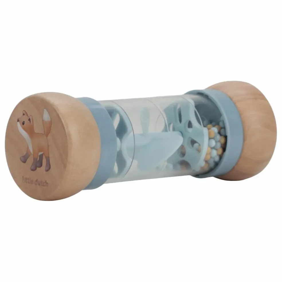 Hochet de pluie en bois FSC - Forest Friends | Bleu