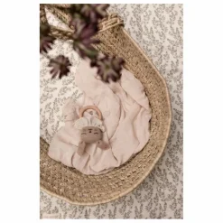 Hochet en bois Lapin | Beige