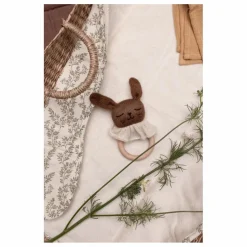 Hochet en bois Lapin | Noisette