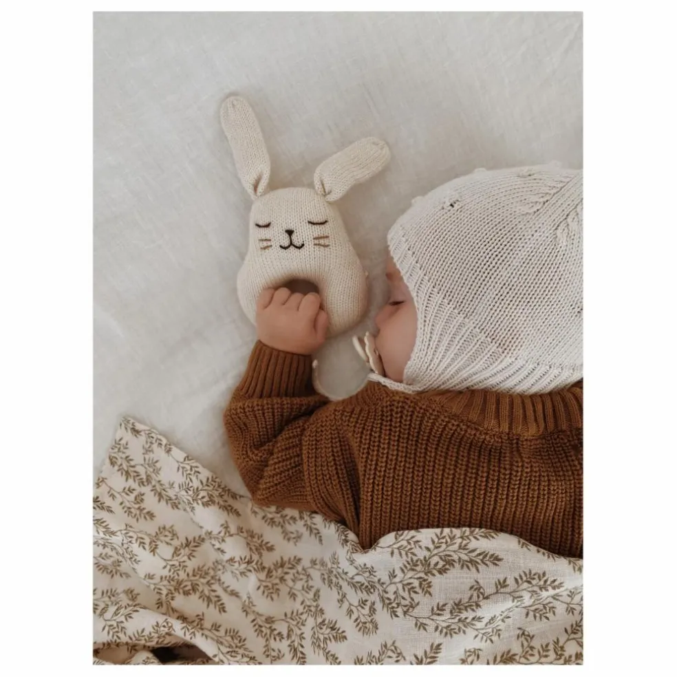 Hochet Lapin | Ecru