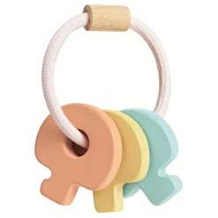 Hochet porte-clés pastel