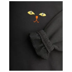 Hoodie Chat Coton Bio | Noir