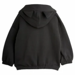 Hoodie Chat Coton Bio | Noir