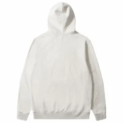 Hoodie Core Logo Coton Bio | Gris chiné clair
