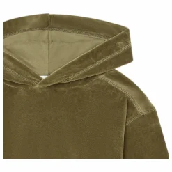 Hoodie en Velours Garçon | Vert kaki
