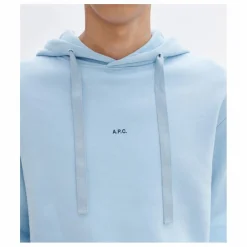 Hoodie Larry Coton Bio | Bleu ciel