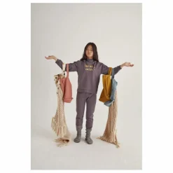Hoodie Logo Flock | Prune
