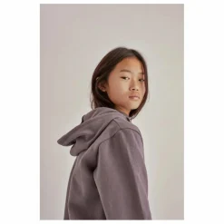 Hoodie Logo Flock | Prune