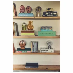 Horloge en céramique Retro | Crème