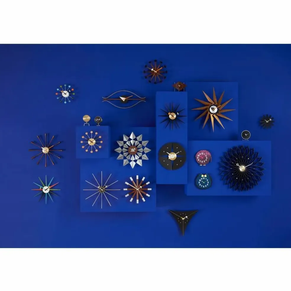 Horloge murale Ball clock - George Nelson | Noir