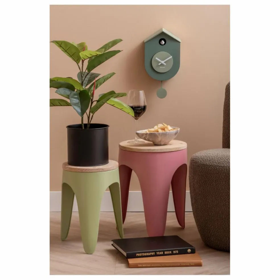 Horloge murale Grato cuckoo | Vert
