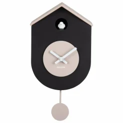 Horloge murale Grato cuckoo | Noir