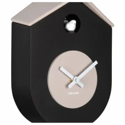 Horloge murale Grato cuckoo | Noir