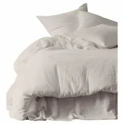 Housse de couette Dili en voile de coton | Lin