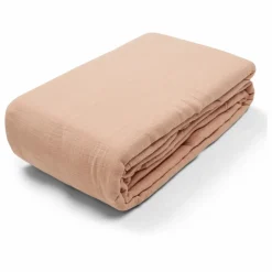 Housse de couette Dili en voile de coton | Beige rosé