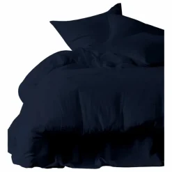 Housse de couette Dili en voile de coton | Encre