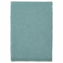 Housse de couette Dili en voile de coton | Bleu stone