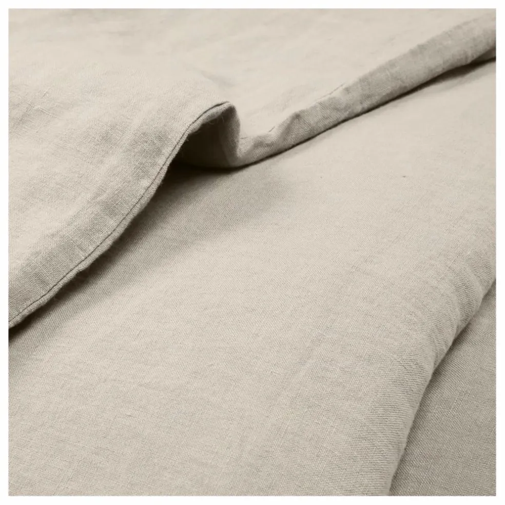 Housse de couette en lin lavé | Naturel