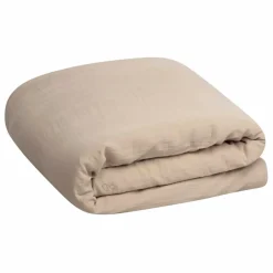 Housse de couette en mousseline de coton | Olive