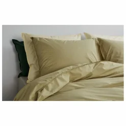 Housse de couette en percale organique | Vert pistache